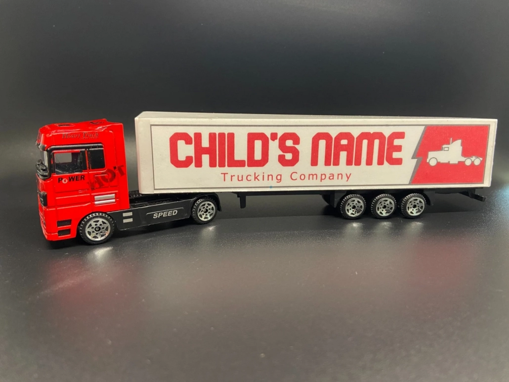 Personalized Toy Truck by Trucks and More Toys in Colorado Springs. CO