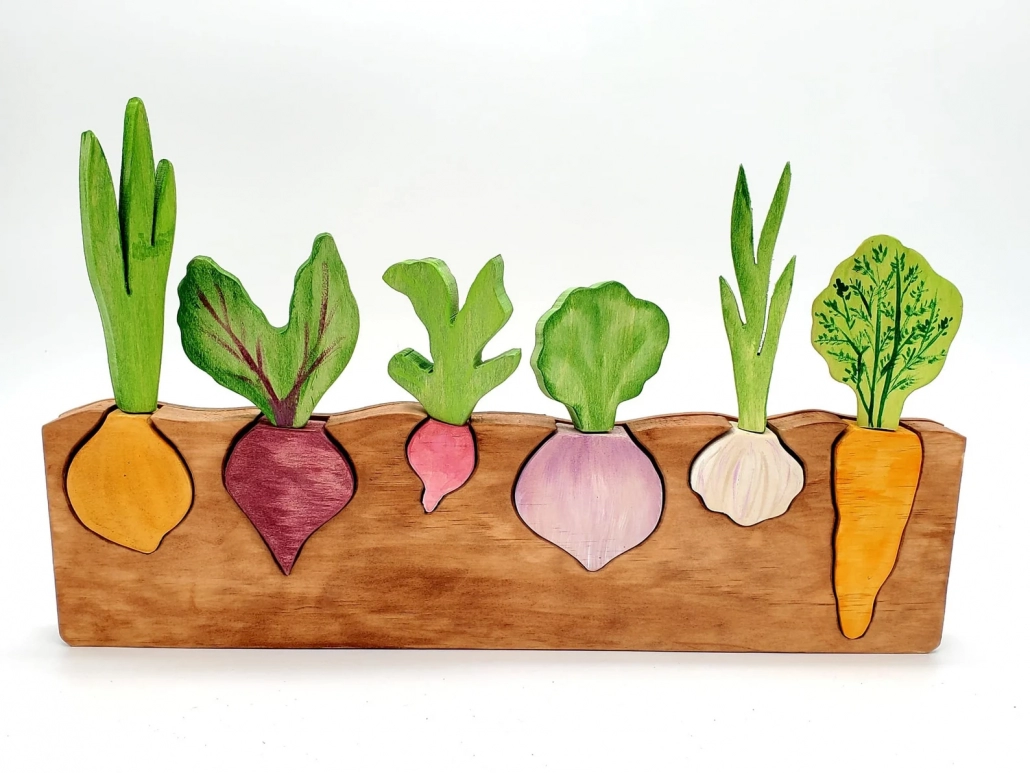 Root Vegetable Puzzle by All About Kids Store in Bristol, TN 